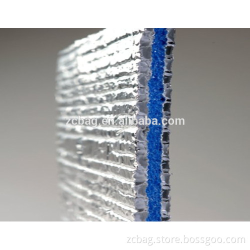 double roof aluminium foil woven cloth fabric xpe foam wall floor bubble isolation thermal insulation material construction